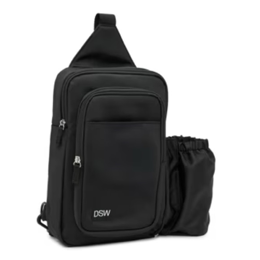 DSW Exclusive Black Sling Bag - Picture 5 of 11